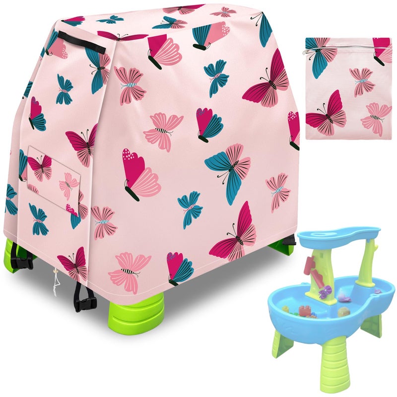 Infowush Kids Water Table Cover for Step 2 Rain Showers Splash Pond Water Table  Outdoor Play Toys Cover for Water Table for Toddlers 1-3  Waterproof Dust Proof Water Table Accessories-Cover only(A) - Image 1